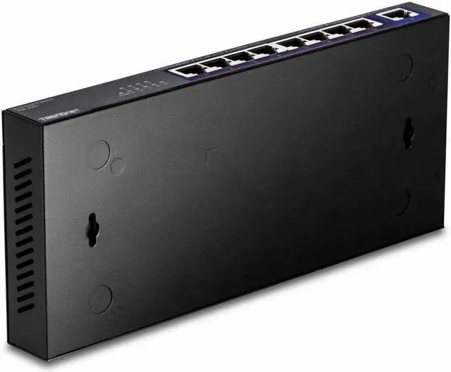 Alt view image 10 of 16 - TRENDnet 9-Port Multi-Gig Switch, TEG-S591, 8 x 2.5G RJ-45 Ports, 1 x 10G RJ-45 Port, 60Gbps Switching Capacity, Ethernet Splitter, NDAA & TAA Compliant, Lifetime Protection, Black