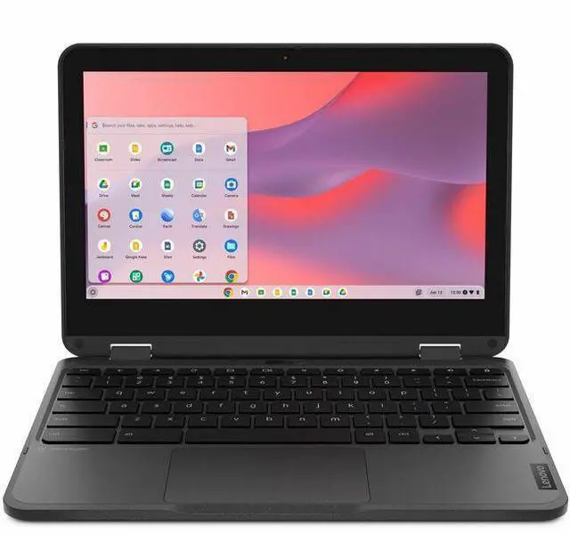 Main image of Lenovo 500e Chromebook Gen 4s 11.6" Touch Screen Intel Processor N100 Intel UHD Graphics 4GB Memory 64GB Storage Chrome OS 83L40000US
