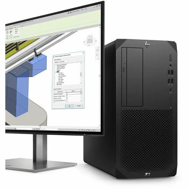 Alt view image 7 of 8 - HP Z2 G9 Workstation - Core i7 14th Gen i7-14700 - 32GB - 1TB SSD - Intel W680 Chip - Windows 11 Pro - Radeon Pro W7500 8 GB - Gigabit Ethernet   B4DD7UT#ABA