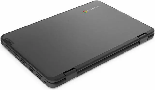 Alt view image 3 of 10 - Lenovo 500e Chromebook Gen 4s 83L40001US 11.6" Touchscreen Convertible 2 in 1 Chromebook - HD - Intel N-Series N100 - 8 GB - 64 GB Flash Memory - English Keyboard - Gray - Intel Chip - 1366 x 768