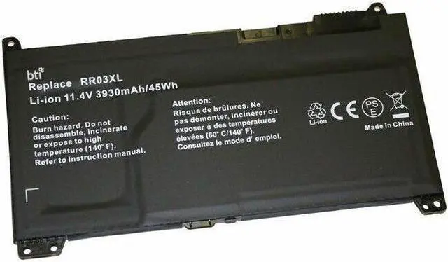 Main image of BTI 851610-855-BTI 11.4V 48WHR LI-ION BATTERY 851477-421, RR03XL, 851610-850, 851610-855, RR03048XL-PR PROBOOK 470 G5, 455 G5, 455 G4, 450 G5, 450 G4, 440 G5, 440 G4, 430 G5, 430 G4, MT21, MT20 - Comp