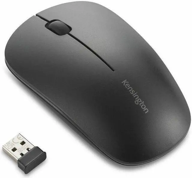 Main image of Kensington MY230 EQ Rechargeable Mouse - Wireless - Midsize - Mid Size Mouse - Wireless - Bluetooth/Radio Frequency - 2.40 GHz - Rechargeable - USB Type A - Scroll Wheel - 3 Button(s) - Symmetrical