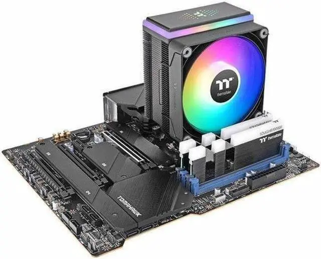 Alt view image 2 of 11 - Thermaltake ASTRIA 400 ARGB Lighting CPU Cooler CLP120CA12SWA