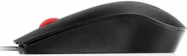 Alt view image 3 of 7 - Lenovo Fingerprint Biometric USB Mouse Gen 2 - Optical - Cable - Black - USB Type A - 1600 dpi - Scroll Wheel - 3 Button(s) - Symmetrical