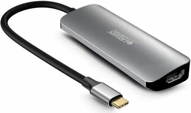 Alt view image 5 of 7 - Urban Factory HUBEE Docking Station - for Notebook/Desktop PC - USB Type C - 4K UHD - 3840 x 2160 - 3 x USB Ports - 2 x USB 3.0 - 2 x USB Type-A Ports - USB Type-A - 1 x USB Type-C Ports - USB Type-C