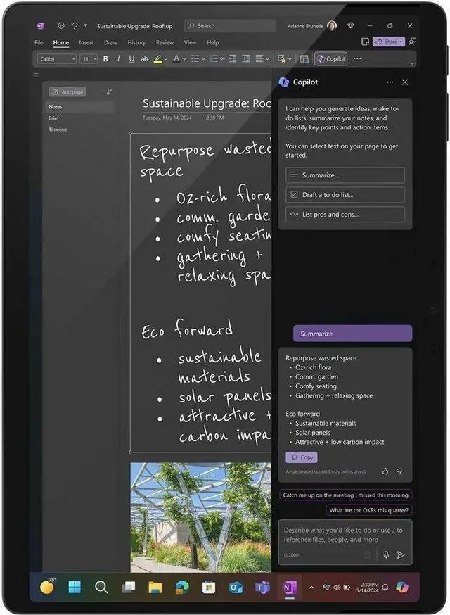 Alt view image 7 of 12 - Microsoft Surface Pro 11 Copilot+ PC 13" Snapdragon X Elite 16GB 512GB in Dune