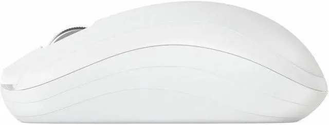 Alt view image 5 of 6 - CHERRY MW 2200 Compact Wireless Laptop Mouse - White, 3 Button, 1,300 dpi, Nano USB, Carrying Pouch