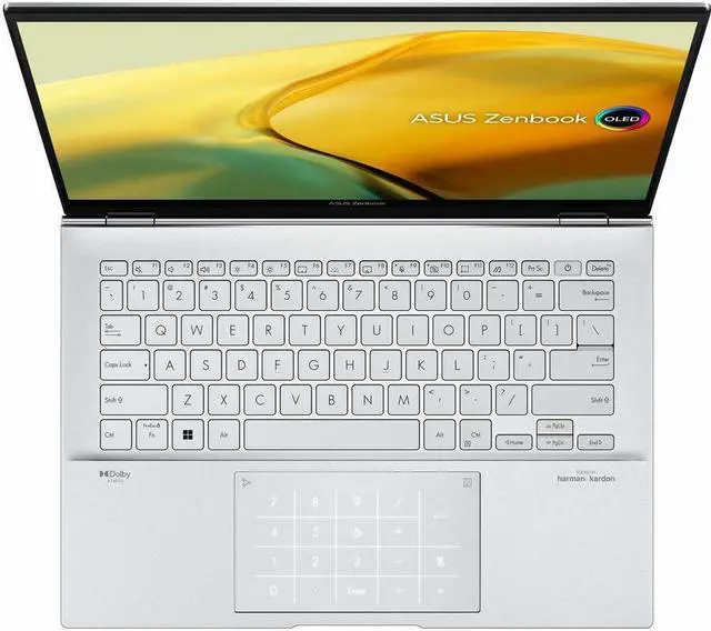 Alt view image 14 of 20 - Asus UX3402VAGH95 14 inch Zenbook Laptop - Intel Core i9-13900H - 16GB/1TB - Foggy Silver