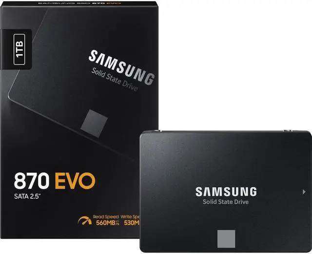 Alt view image 8 of 12 - Samsung 870 1 TB Solid State Drive - 2.5" Internal - SATA (SATA/600) - 560 MB/s Maximum Read Transfer Rate - 256-bit Encryption Standard   EVO MZ-77E1T0E