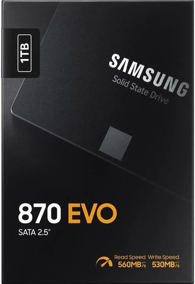 Alt view image 7 of 12 - Samsung 870 1 TB Solid State Drive - 2.5" Internal - SATA (SATA/600) - 560 MB/s Maximum Read Transfer Rate - 256-bit Encryption Standard   EVO MZ-77E1T0E
