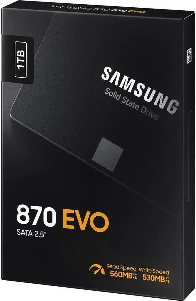 Alt view image 10 of 12 - Samsung 870 1 TB Solid State Drive - 2.5" Internal - SATA (SATA/600) - 560 MB/s Maximum Read Transfer Rate - 256-bit Encryption Standard   EVO MZ-77E1T0E