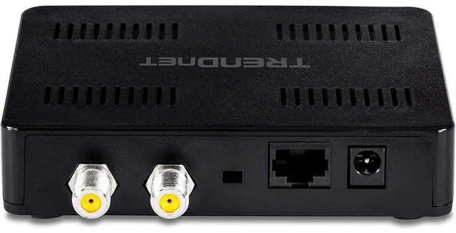 Alt view image 10 of 15 - TRENDnet Ethernet Over Coax Adapter,(2-Pack), Backward Compatible with MoCA 2.0, Gigabit LAN Port, Supports Net Throughput Up to 1Gbps, Supports Up to 16 Nodes on One Network, Black, TMO-311C2K