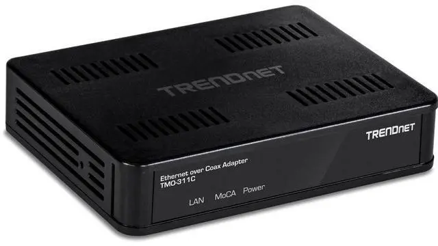 Alt view image 13 of 15 - TRENDnet Ethernet Over Coax Adapter,(2-Pack), Backward Compatible with MoCA 2.0, Gigabit LAN Port, Supports Net Throughput Up to 1Gbps, Supports Up to 16 Nodes on One Network, Black, TMO-311C2K