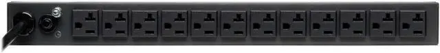 Alt view image 9 of 9 - Tripp Lite PDU Basic 13 NEMA 5-15/20R Outlets 5-20P Input 6ft Cord 1URM PDU1226