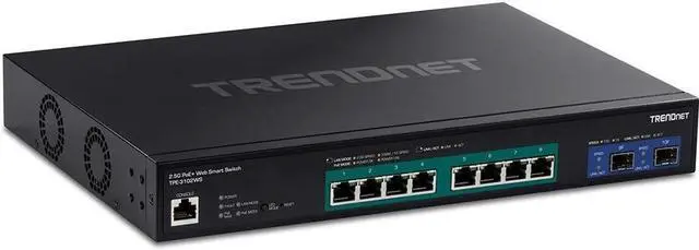 Alt view image 13 of 16 - TRENDnet TPE-3102WS, 10-Port Multi-Gig Web Smart PoE+ Switch