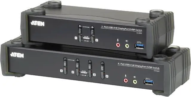 Alt view image 14 of 14 - ATEN CS1922 2-Port USB 3.0 4K DisplayPort KVMP Switch