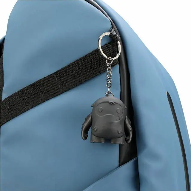 Alt view image 4 of 8 - Swissdigital LAMONE Dark Blue L Backpack - LED Light System - USB Charging Port - RFID Protection Pocket - Eco-Friendly & Water Resistant Fabric - Trolley Sleeve - Fits 16" Laptop  SD1685-16