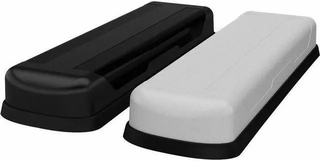 Alt view image 2 of 4 - Panorama Antennas L[X]M[X]M8[X]-6-60 | Megalodon 8x 4G/5G Low Profile Antenna - 617 MHz to 960 MHz, 1427 MHz to 6000 MHz - 30 dB - Cellular Network, GPS, Kiosk, Wireless Data Network, Modem - Black -