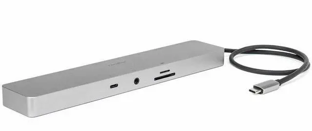 Alt view image 5 of 9 - Rocstor Premium USB-C 11-in-1 Dual Display Portable Dock - for Notebook/Desktop PC/Tablet/Monitor - Charging Capability - Memory Card Reader - SD, TransFlash - USB Type C - 2 Displays Supported - 8K @