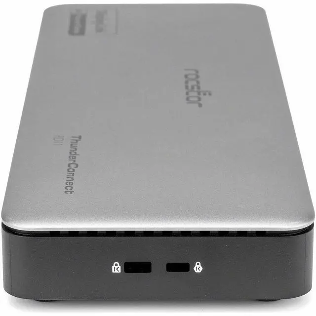 Alt view image 6 of 8 - Rocstor ThunderConnect RD11 USB-C 13-in-1 Triple Display Docking Station - for Notebook/Desktop PC/Tablet/Monitor - Charging Capability - 134 W - USB4 - 3 Displays Supported - 8K @ 30Hz, 4K @ 60Hz - 7