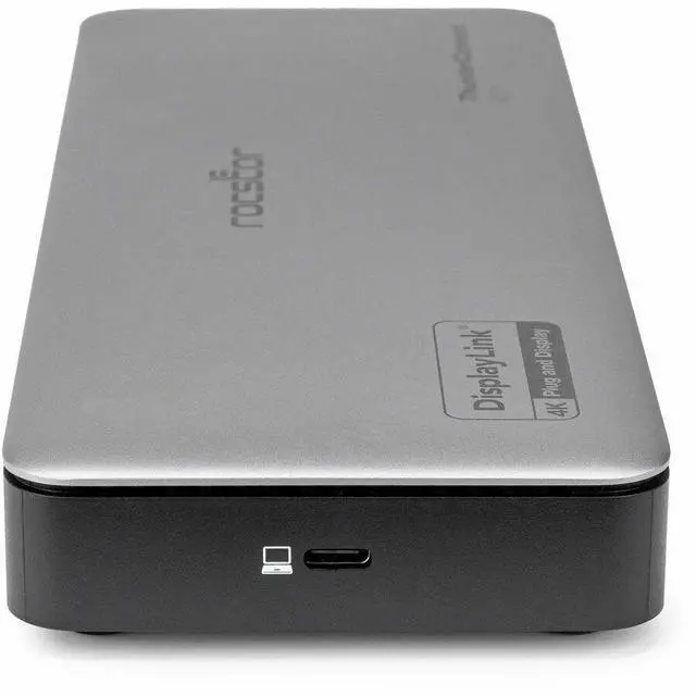 Alt view image 7 of 8 - Rocstor ThunderConnect RD11 USB-C 13-in-1 Triple Display Docking Station - for Notebook/Desktop PC/Tablet/Monitor - Charging Capability - 134 W - USB4 - 3 Displays Supported - 8K @ 30Hz, 4K @ 60Hz - 7
