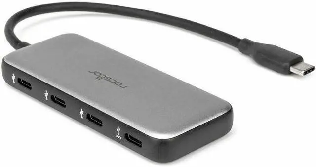 Main image of PREMIUM USB-C HUB WITH 100W PD - USB-C TO QUAD USB-C 3.1 5GBPS PORTS - 3X USB-C