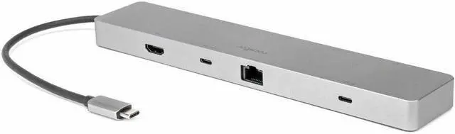 Alt view image 5 of 8 - Rocstor Type-C 10-in-1 Dual Displays Portable Dock with Type-C Video - for Desktop PC/Notebook/Tablet/Smartphone/Monitor/Memory Card Reader - Charging Capability - Memory Card Reader - SD, TransFlash