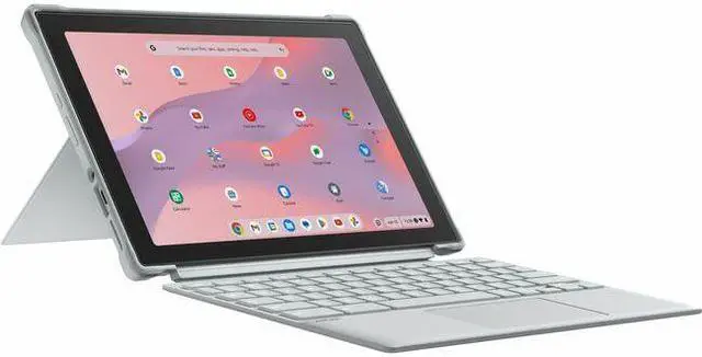 Alt view image 4 of 10 - ASUS Chromebook Detachable CM3001DM2A-YZ88T-S 10.51 inch MediaTek Kompanio 520 2.0GHz/ 8GB LPDDR4X/ 128GB EMMC/ ARM Mali-G52 MC2/ Chrome Notebook (Fog Silver)