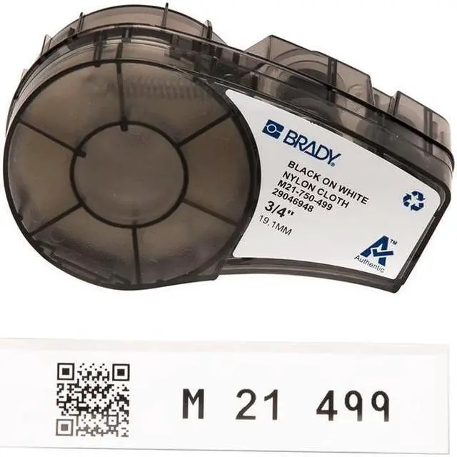 Alt view image 10 of 11 - BMP™21 Labels, 16 in L x 3/4 in W, Black on White/Translucent