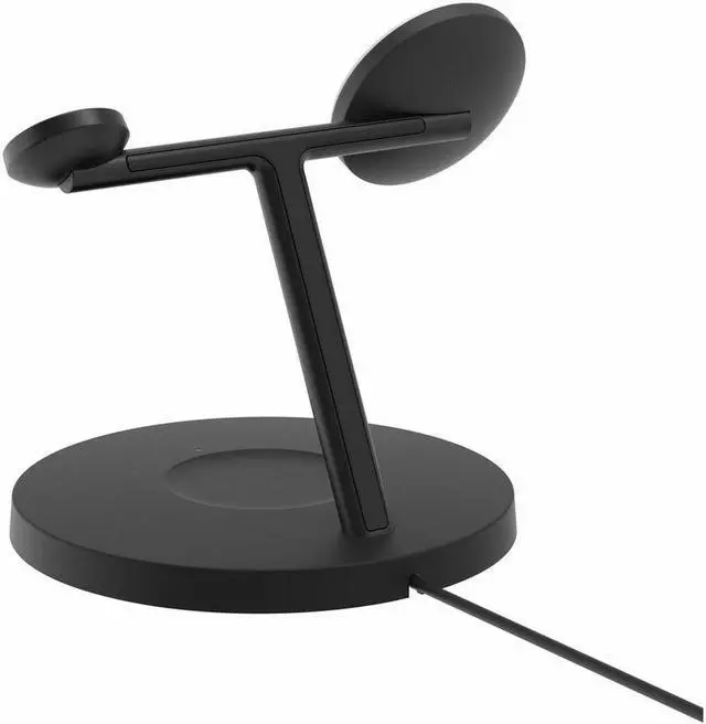 Alt view image 5 of 6 - Belkin BoostCharge Pro 3-in-1 Wireless Charging Stand with Qi2 15W - For Qi2-enabled Device, iPhone, Smartwatch, AirPod - Input connectors: USB - MagSafe Technology, Magnetic Alignment, Fast Charging,