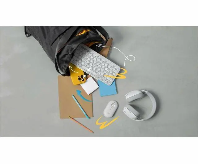 Alt view image 6 of 7 - Logitech Pebble Keys 2 K380s Keyboard 920011776