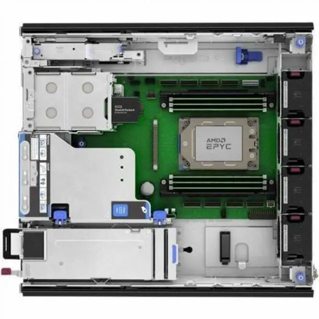 Alt view image 2 of 5 - HPE ProLiant DL145 Gen11 server with one AMD EPYC™ 8024P Processor, 32 GB (1x32 GB) Dual Rank Memory, 1 HPE NS204i-u Gen11 NVMe Hot Plug Boot Optimized Storage Device, support for 2 SFF dr- P79788-005