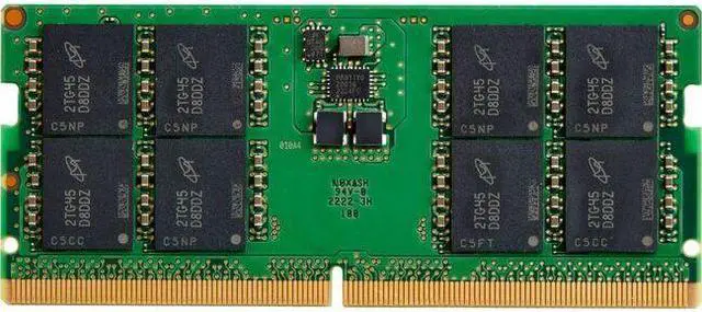 Main image of HP 32 GB DDR5-5600/PC5-44800 DDR5 SDRAM For Notebook - 5600 MHz - 1.10 V - 262-pin - SoDIMM  AL0M7AA