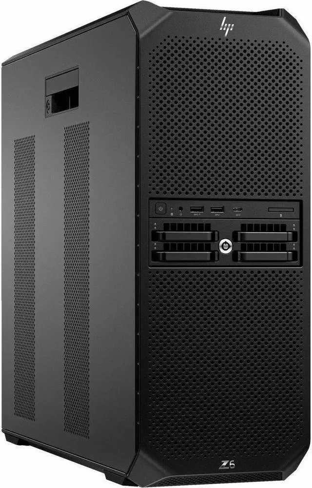 Alt view image 3 of 3 - HP Z6 G5 A Workstation - 1 x AMD Ryzen Threadripper PRO 7975WX - 32 GB - 1 TB SSD - Tower - Black - AMD PRO 695 Chip - Windows 11 Pro for Workstations 64-bit - NVIDIA RTX A4000 16 GB Graphics - Serial