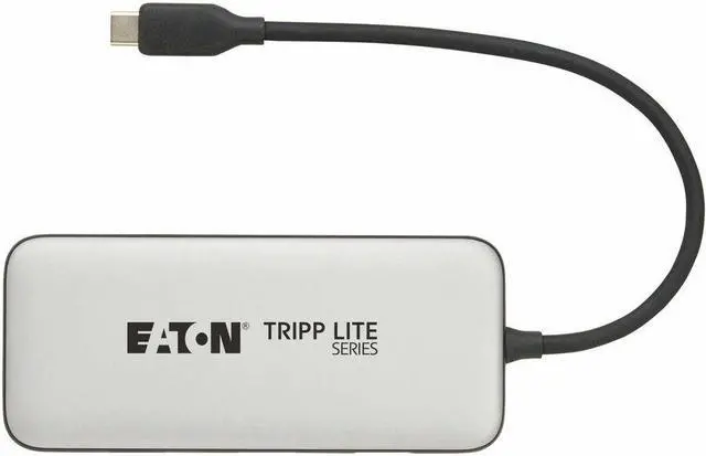Alt view image 6 of 8 - Eaton Tripp Lite Series USB-C Multiport Adapter - 4K 60 Hz HDMI, USB 3.2 Gen 2 Hub Ports, Memory Card Slots, 100W PD Charging, HDR, HDCP 2.2 - for Notebook/Kindle/Card Reader/Flash Drive/Smartphone/Ha
