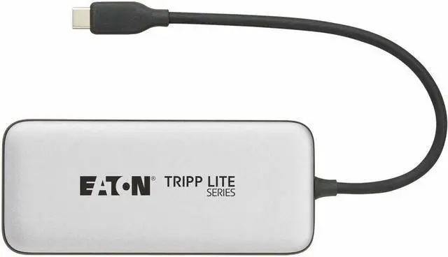 Alt view image 2 of 8 - Eaton Tripp Lite Series USB-C Multiport Adapter - 4K 60 Hz HDMI, USB 3.2 Gen 2 Hub Ports, 100W PD Charging, HDR, HDCP 2.2 - Charging Capability - USB Type C - 1 Displays Supported - 4K @ 60Hz, 4K, Ful