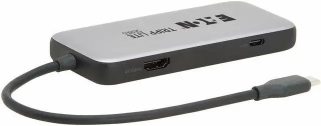 Alt view image 7 of 8 - Eaton Tripp Lite Series USB-C Multiport Adapter - 4K 60 Hz HDMI, USB 3.2 Gen 2 Hub Ports, 100W PD Charging, HDR, HDCP 2.2 - Charging Capability - USB Type C - 1 Displays Supported - 4K @ 60Hz, 4K, Ful