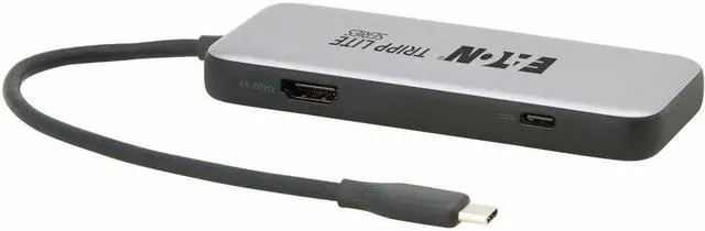 Alt view image 6 of 8 - Eaton Tripp Lite Series USB-C Multiport Adapter - 4K 60 Hz HDMI, USB 3.2 Gen 2 Hub Ports, 100W PD Charging, HDR, HDCP 2.2 - Charging Capability - USB Type C - 1 Displays Supported - 4K @ 60Hz, 4K, Ful