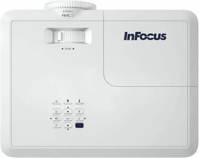 Alt view image 2 of 9 - InFocus Genesis IN0002SL 3D Standard Throw DLP Projector - 4:3 - Portable - 800 x 600 - Front - 15000 Hour Normal Mode - SVGA - 30,000:1 - 4000 lm - HDMI - USB - Room, Presentation, Cinema, Gaming, Ho