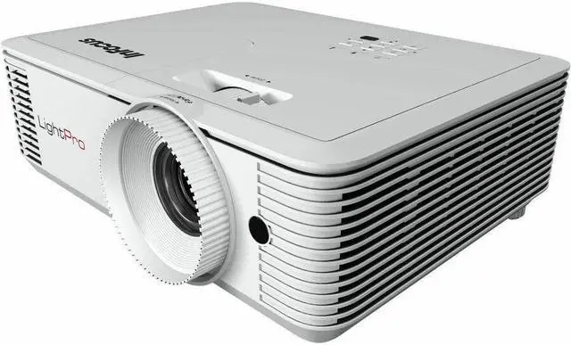 Alt view image 6 of 9 - InFocus Genesis IN0002SL 3D Standard Throw DLP Projector - 4:3 - Portable - 800 x 600 - Front - 15000 Hour Normal Mode - SVGA - 30,000:1 - 4000 lm - HDMI - USB - Room, Presentation, Cinema, Gaming, Ho