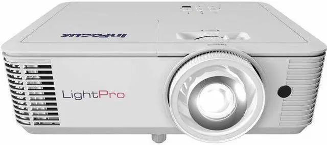 Main image of InFocus Genesis IN0026ST 3D Short Throw DLP Projector - 16:10 - Portable - 1280 x 800 - Front - 1080p - 15000 Hour Normal Mode - WXGA - 30,000:1 - 3800 lm - HDMI - USB - Room, Presentation, Cinema, Ga