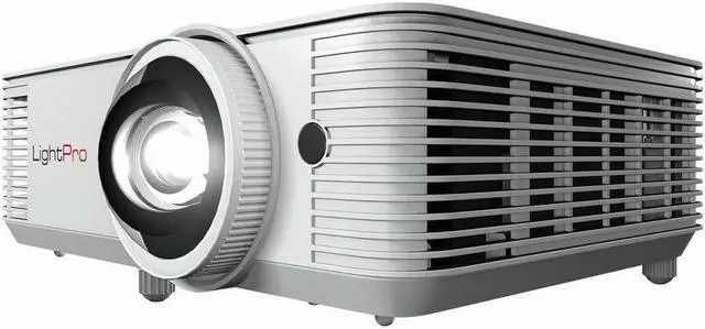 Alt view image 7 of 9 - InFocus Genesis IN0026ST 3D Short Throw DLP Projector - 16:10 - Portable - 1280 x 800 - Front - 1080p - 15000 Hour Normal Mode - WXGA - 30,000:1 - 3800 lm - HDMI - USB - Room, Presentation, Cinema, Ga