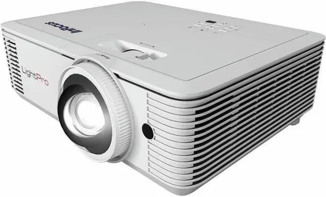 Alt view image 7 of 9 - InFocus Genesis IN0024ST 3D Short Throw DLP Projector - 16:9 - Portable - 1024 x 768 - Front - 1080p - 15000 Hour Normal Mode - XGA - 30,000:1 - 3800 lm - HDMI - USB - Room, Presentation, Cinema, Gami