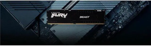 Alt view image 9 of 20 - Kingston Fury Beast 64Gb (2X32Gb) 6000Mt/S Ddr5 Cl30 Desktop Memory | Amd Expo | Plug N Play | Kit Of 2 | Kf560C30Bbek2-64