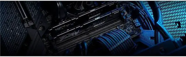 Alt view image 12 of 20 - Kingston Fury Beast 64Gb (2X32Gb) 6000Mt/S Ddr5 Cl30 Desktop Memory | Amd Expo | Plug N Play | Kit Of 2 | Kf560C30Bbek2-64