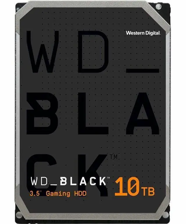 Main image of WD Black WD102FZBX 10 TB Hard Drive - 3.5" Internal - SATA (SATA/600) - Conventional Magnetic Recording (CMR) Method WD102FZBX
