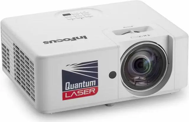 Alt view image 2 of 6 - InFocus Nemesis II IN1028ST Short Throw DLP Projector - 16:9 - 1920 x 1080 - Front - 2160p - 30000 Hour Normal Mode - Full HD - 400,000:1 - 4000 lm - HDMI - USB - Network (RJ-45) - Presentation, Class