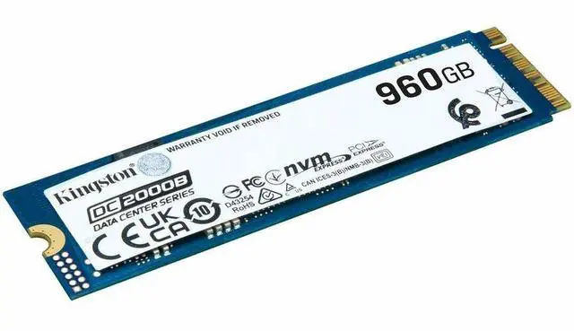 Alt view image 11 of 12 - Kingston SEDC2000BM8/480G DC2000B 480 GB Solid State Drive - M.2 2280 Internal - PCI Express NVMe (PCI Express NVMe 4.0 x4) - Server, Data Center Device Supported - 0.4 DWPD - 350.40 TB TBW
