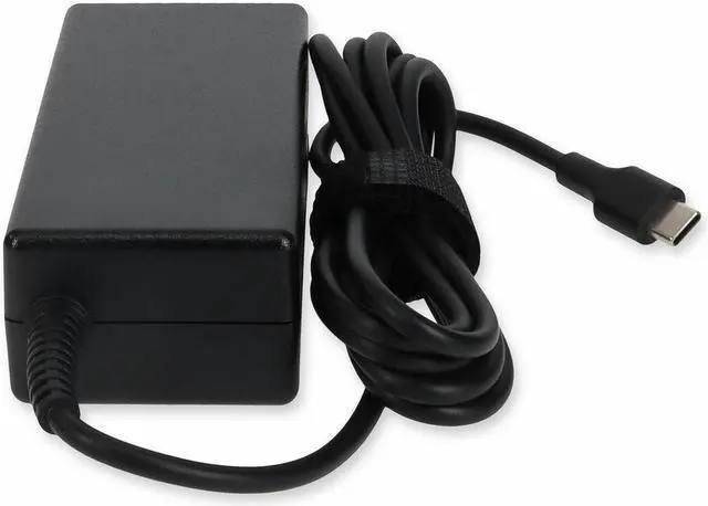 Alt view image 4 of 8 - AddOn HP 1P3K6UT#ABA Compatible 65W 20V at 3.25A USB-C Laptop Power Adapter and Cable - 65 W - 20 V DC Output - 3.25 A - Black - 1