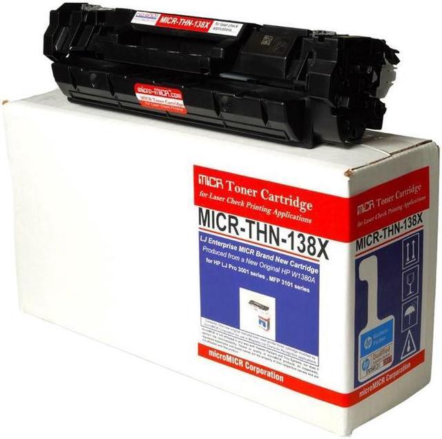 microMICR MICR High Yield Laser Toner Cartridge - Alternative for HP 138A, 138X (W1480A) - Black - 1 Each - 4000 Pages